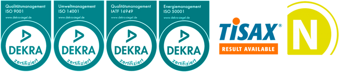 LANGER Zertifikat Logos